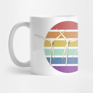 Pinwheels in rainbow colors Mug